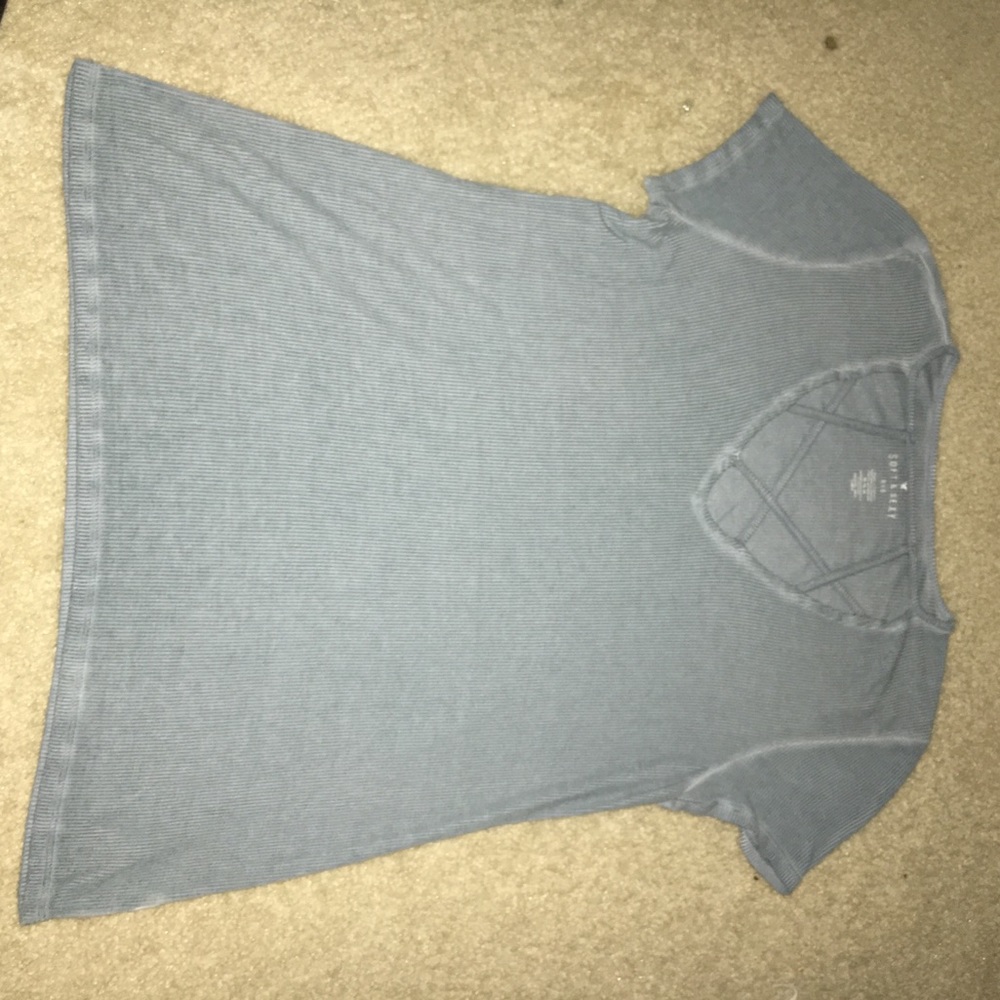 Teal Ribbed Shirt